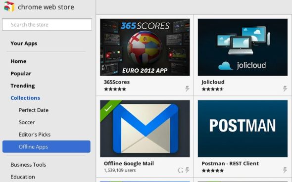 谷歌在Chrome网络商店中添加离线应用