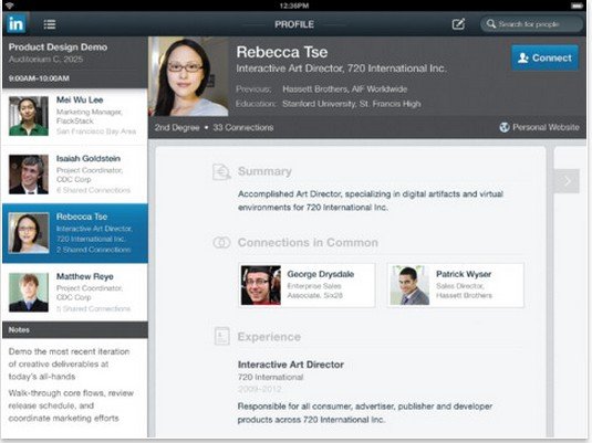 LinkedIn iPad版应用中95%基于HTML5开发